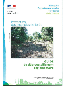 Guide débroussaillement réglementaire Préfecture Drôme 2023