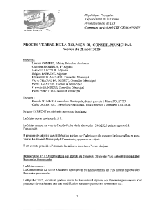 PV Conseil Municipal du 21 08 2025