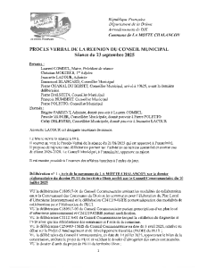 PV Conseil Municipal du 23 09 2025