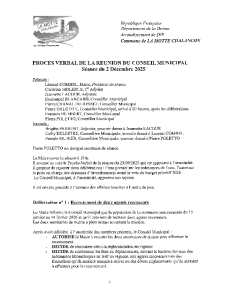 PV Conseil Municipal du 02 12 2025
