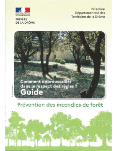 Guide débroussaillement 2026 Préfecture